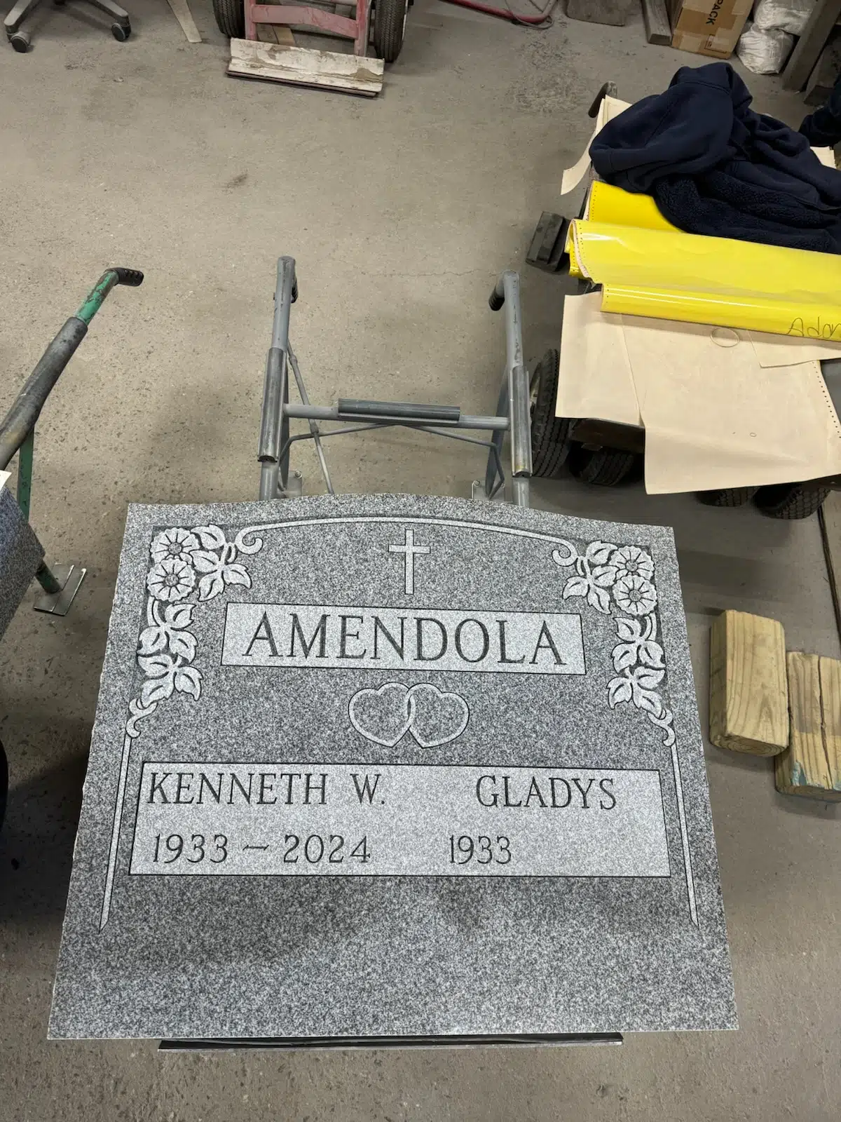 Granite Headstone Maker / Company hand-carved by NJ Headstone Dealer in NJ — image 2